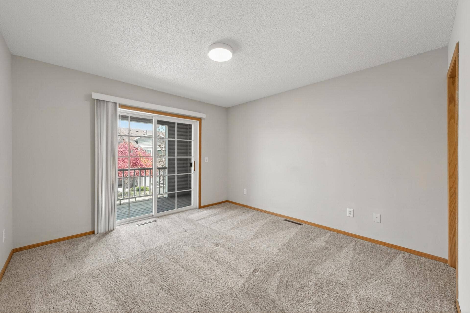 Primary bedroom suite on the upper level.