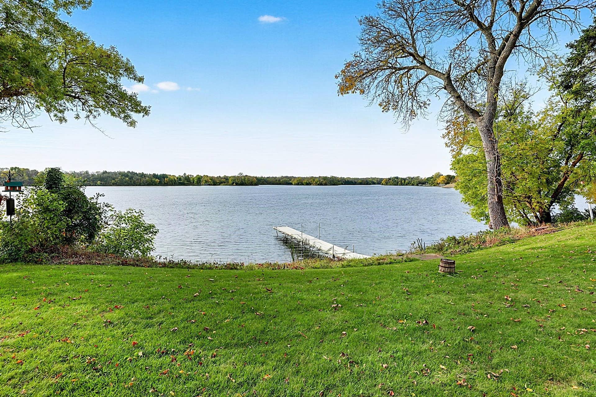 Highly desireable gradual slope to the lake