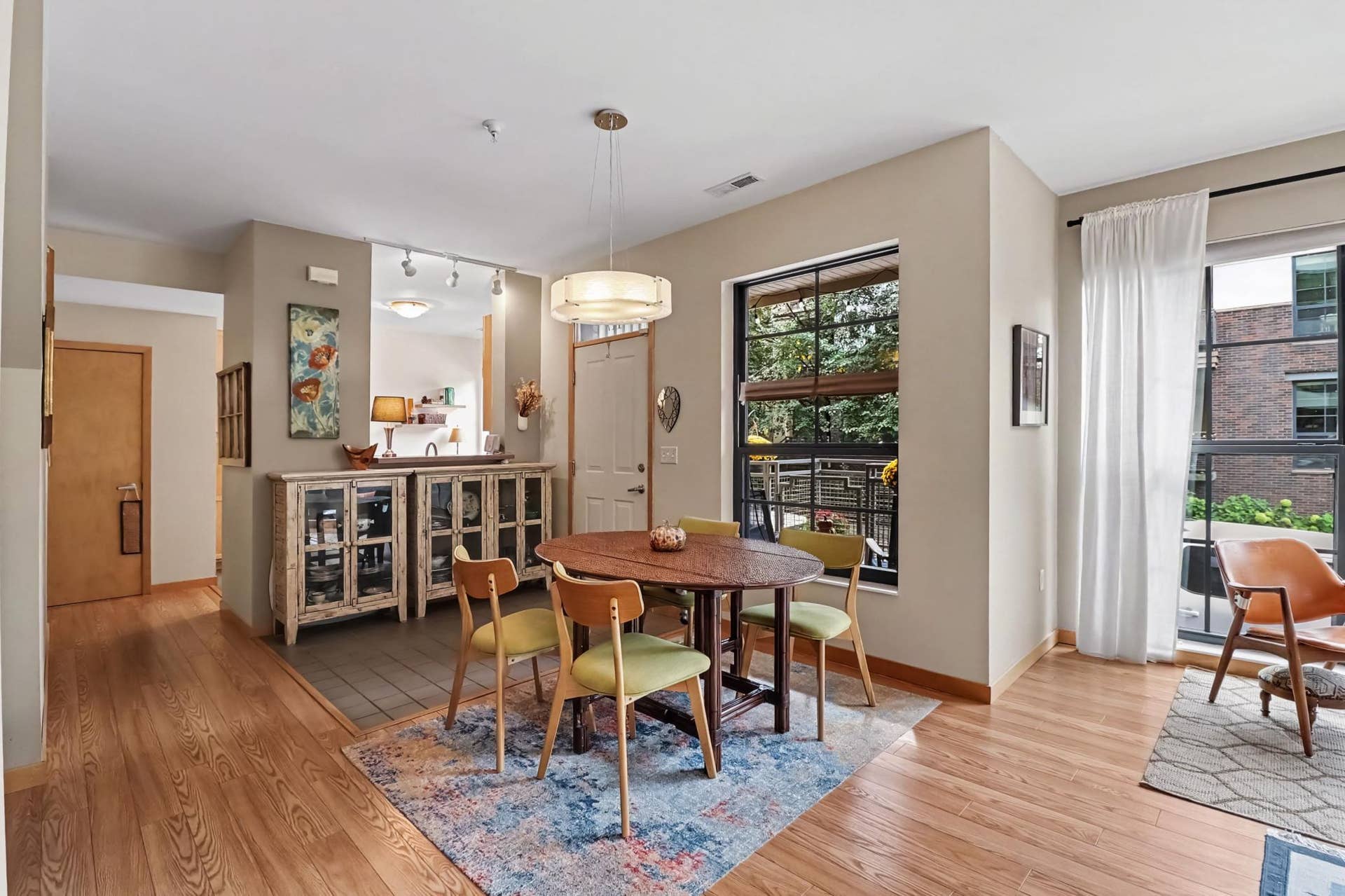 Dining room with pass through to kitchen
