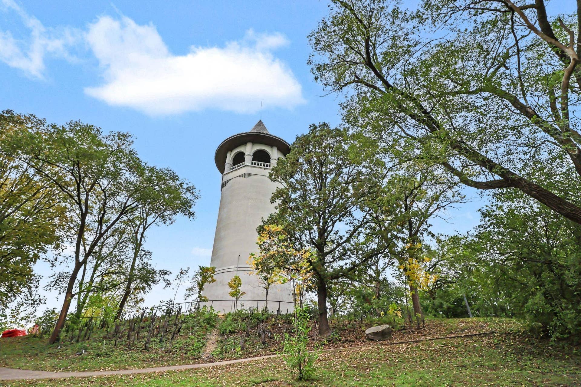 Walk to nearby Prospect Park and the old water tower fondly called the "Witches tower."