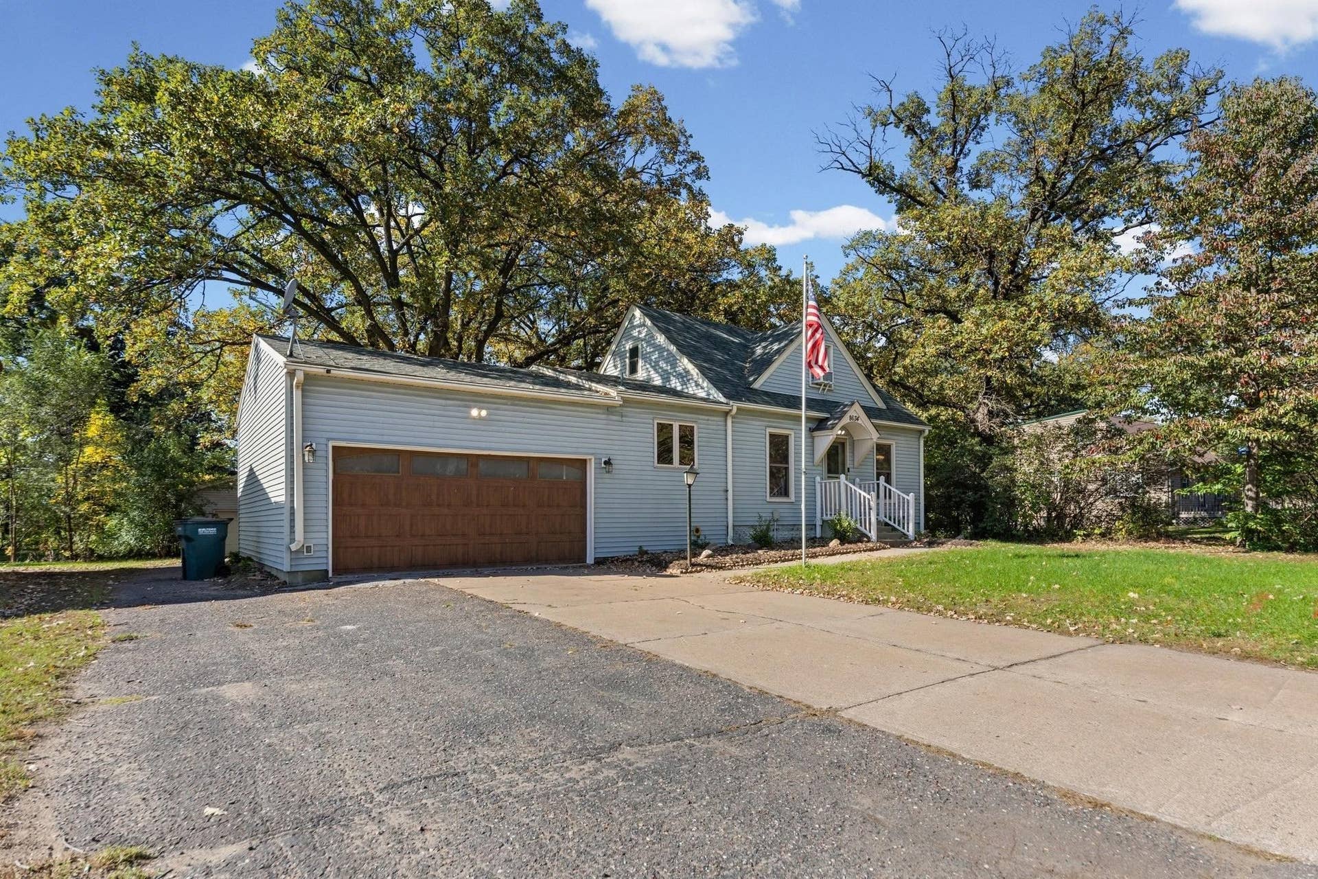Large driveway