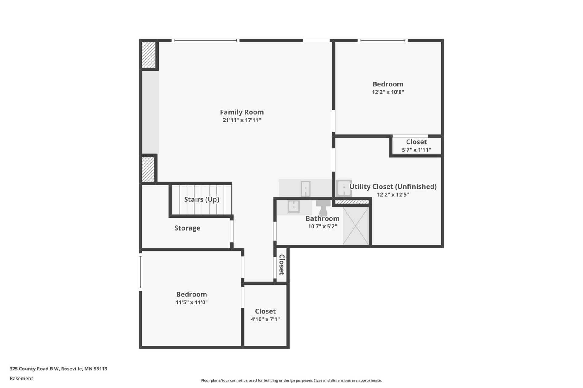 325 County Road B W, Roseville, MN 55113 1-basement.jpg