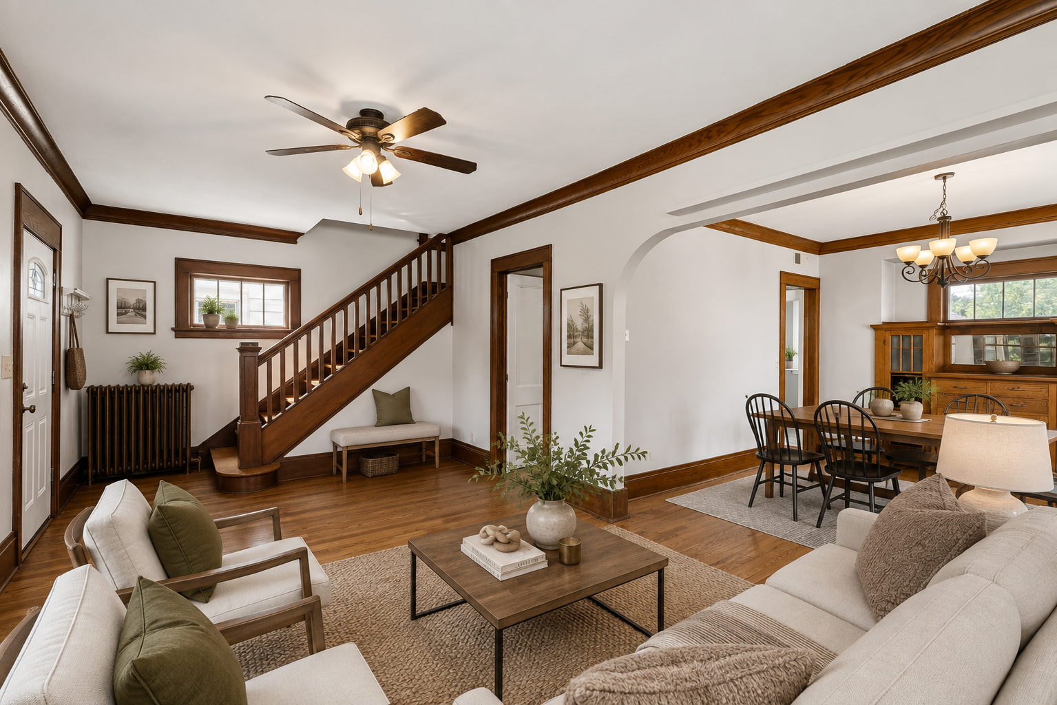 611 Pascal Street N, 93, Saint Paul, MN 55104 Virtually Staged Living Room. Cute isn't it?
