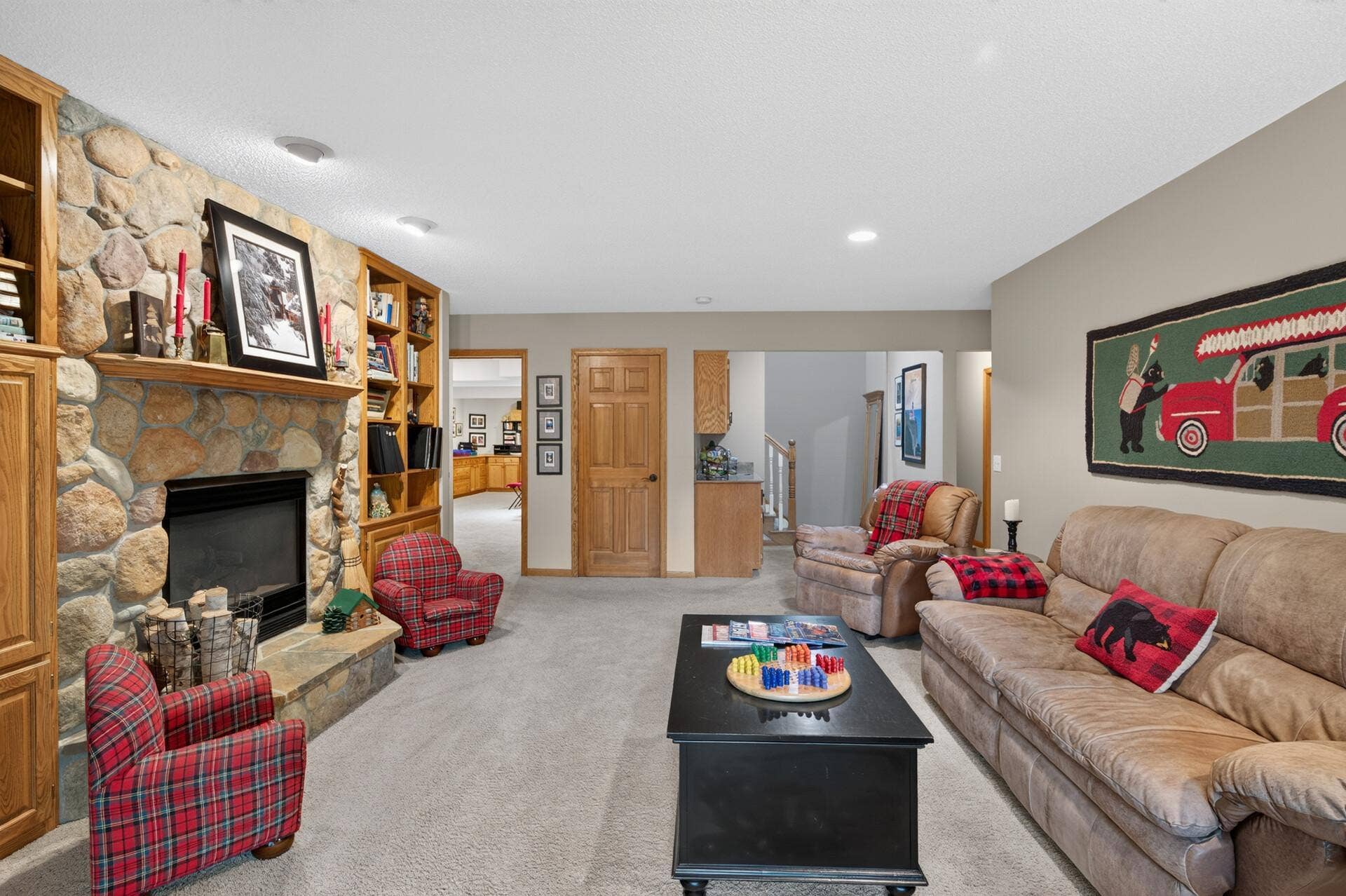 Lower level family room