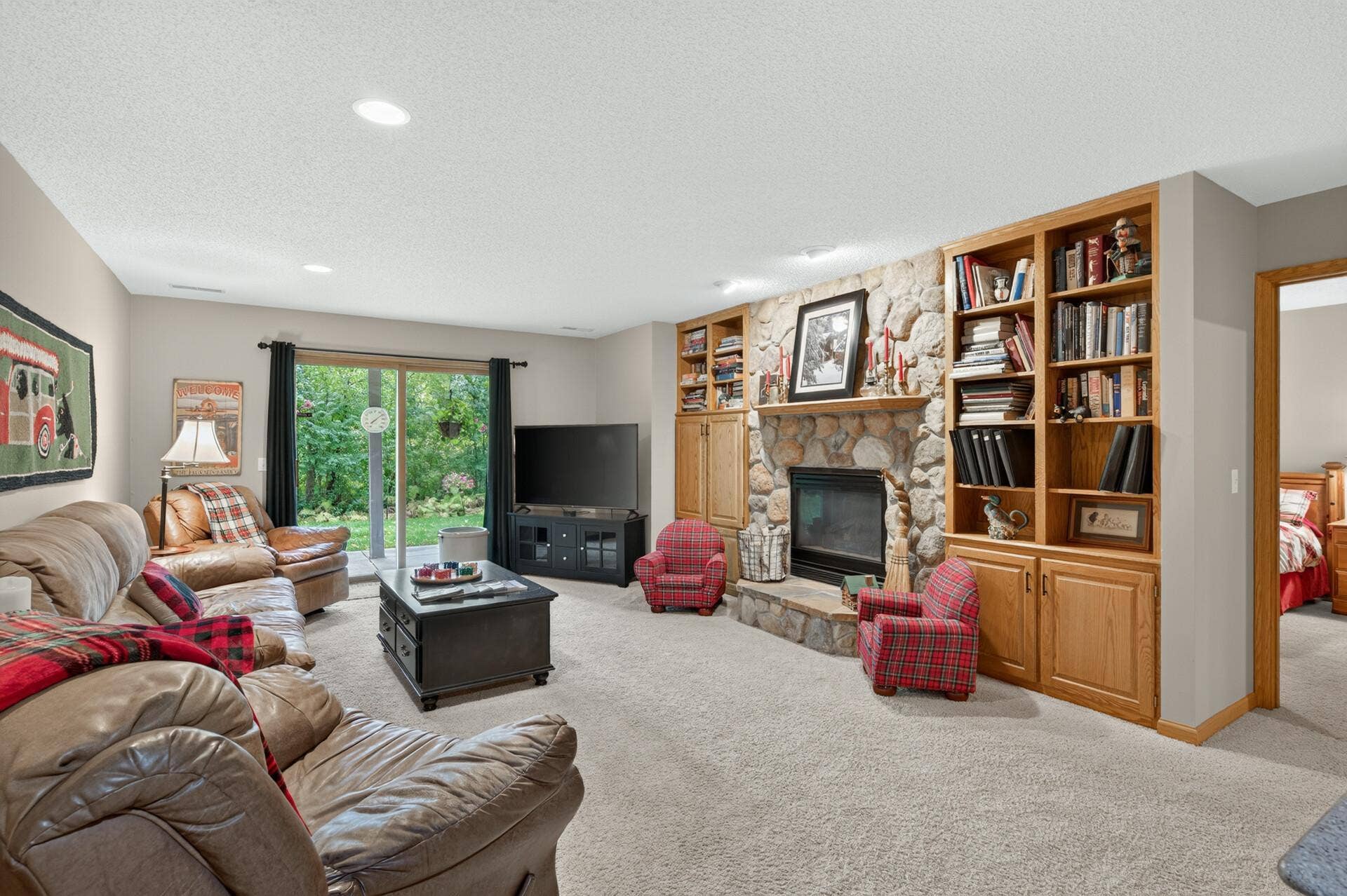 Lower level family room