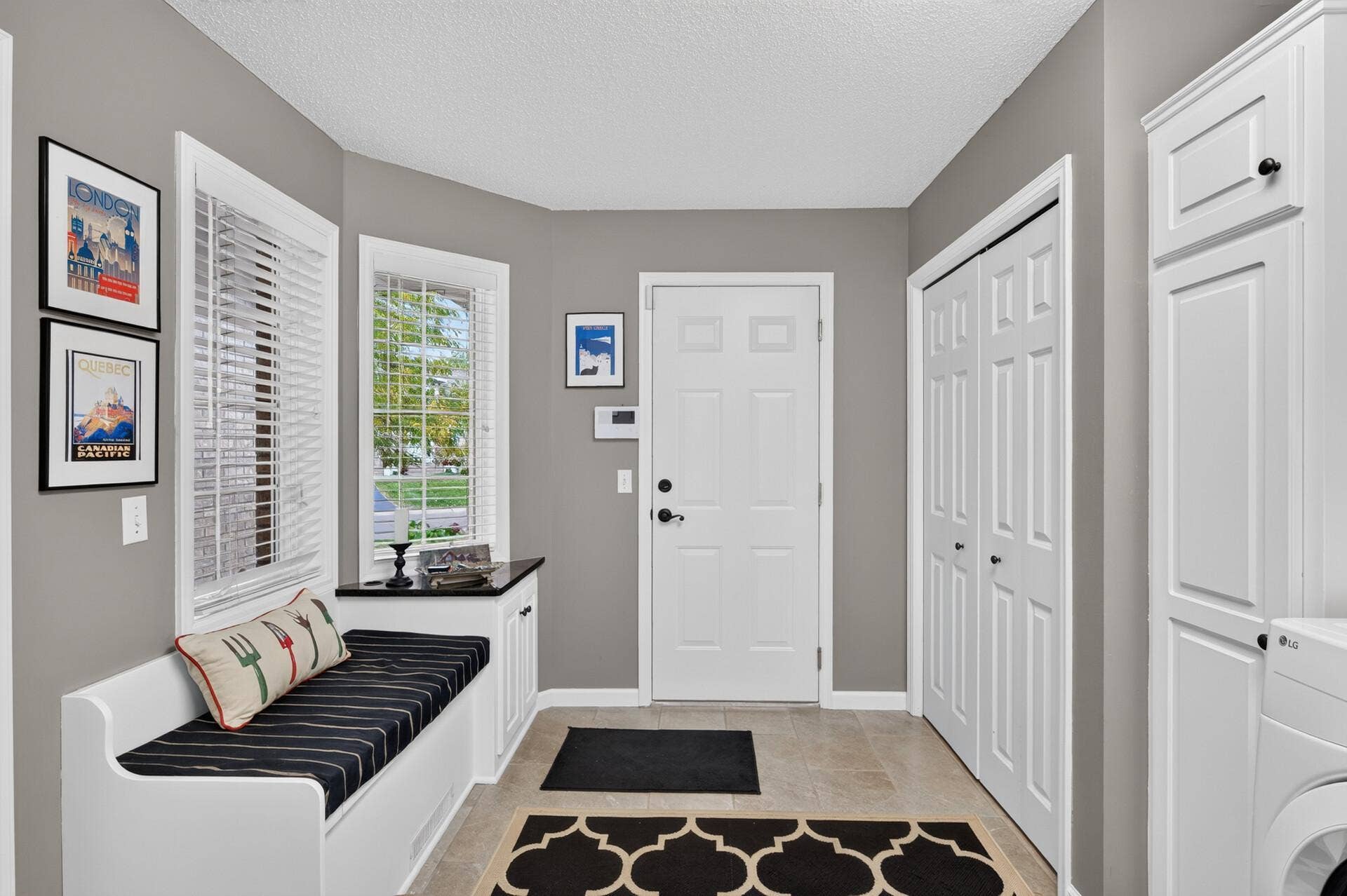 Main floor mud room