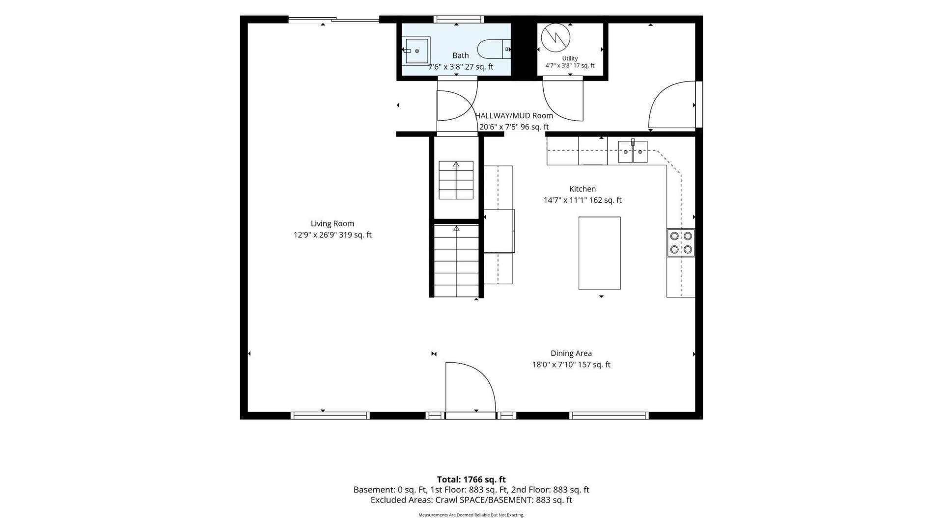 W7823 170th Avenue, Hager City, WI 54014 Main Floor Plan
