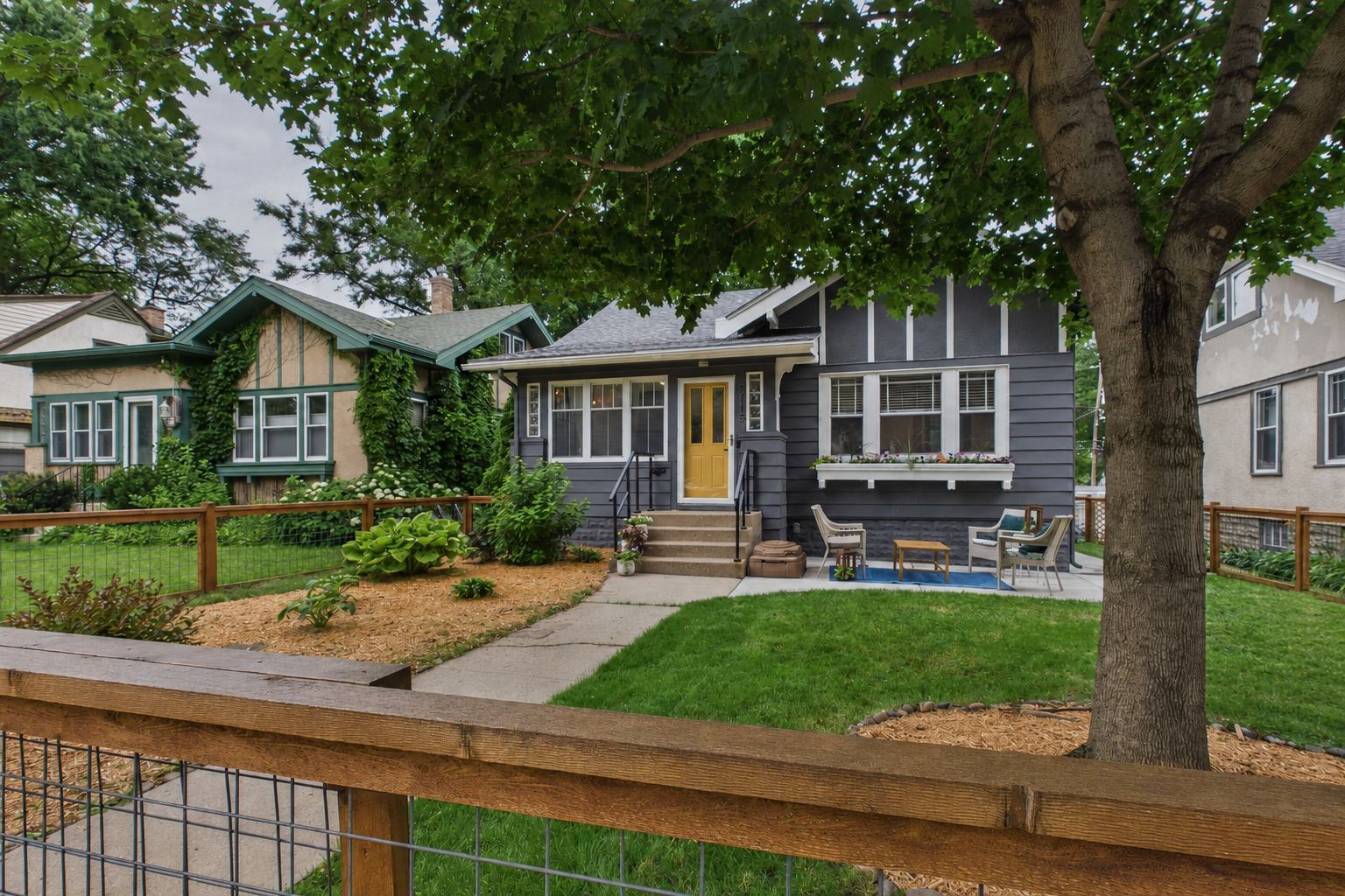 5115 Bloomington Avenue, 29, Minneapolis, MN 55417 Perennial garden, mature tree for shade, and a charming window box.