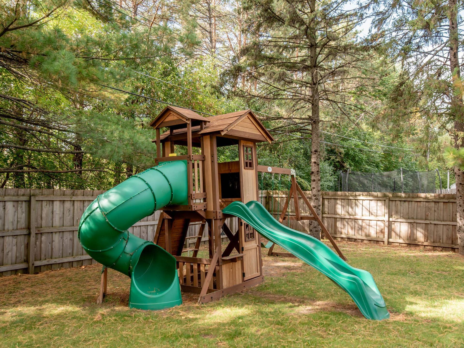 1492 Red Cedar Road, Eagan, MN 55121 The backyard playground stays with the home, ready for endless hours of outdoor fun.