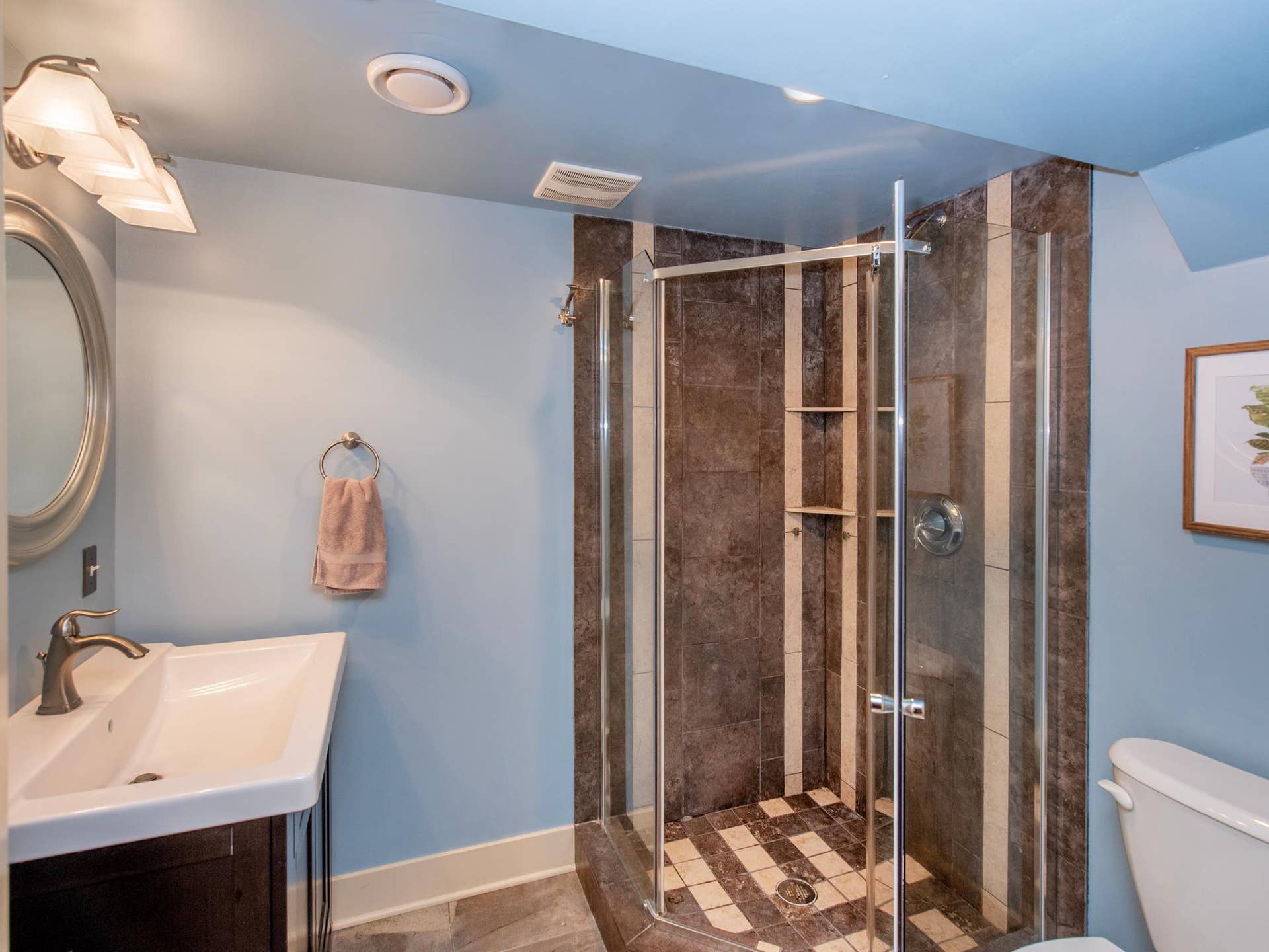 1492 Red Cedar Road, Eagan, MN 55121 Lower level 3/4 bathroom.