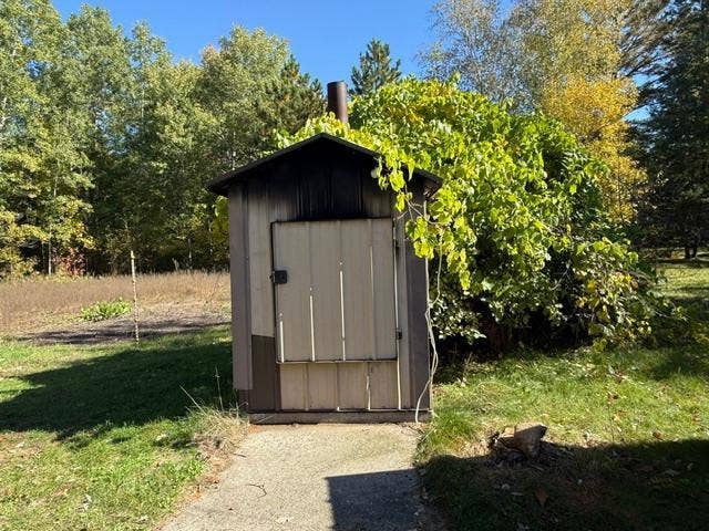 Outdoor wood stove