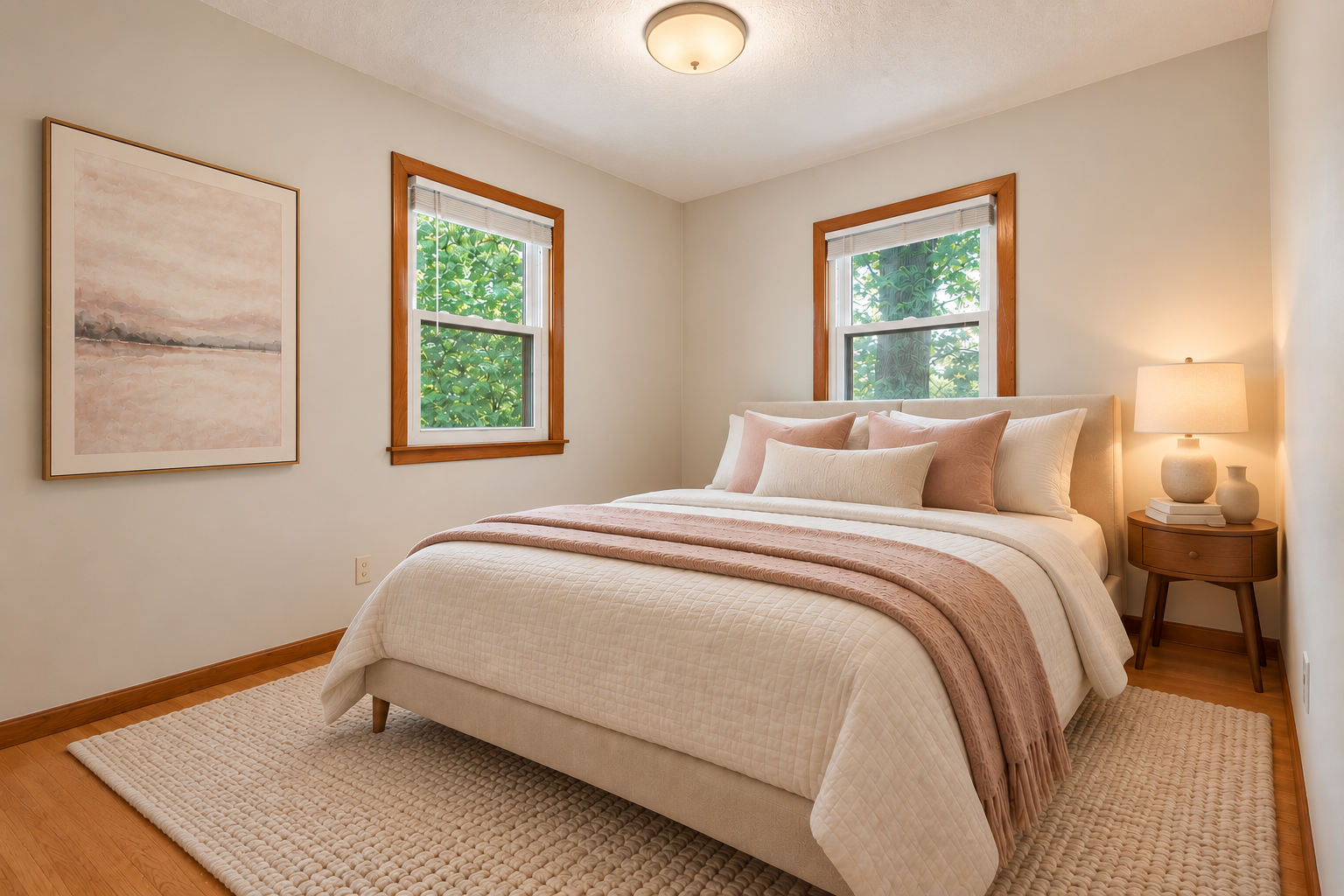 6609 74th Avenue N, Brooklyn Park, MN 55428 Virtually staged second bedroom.