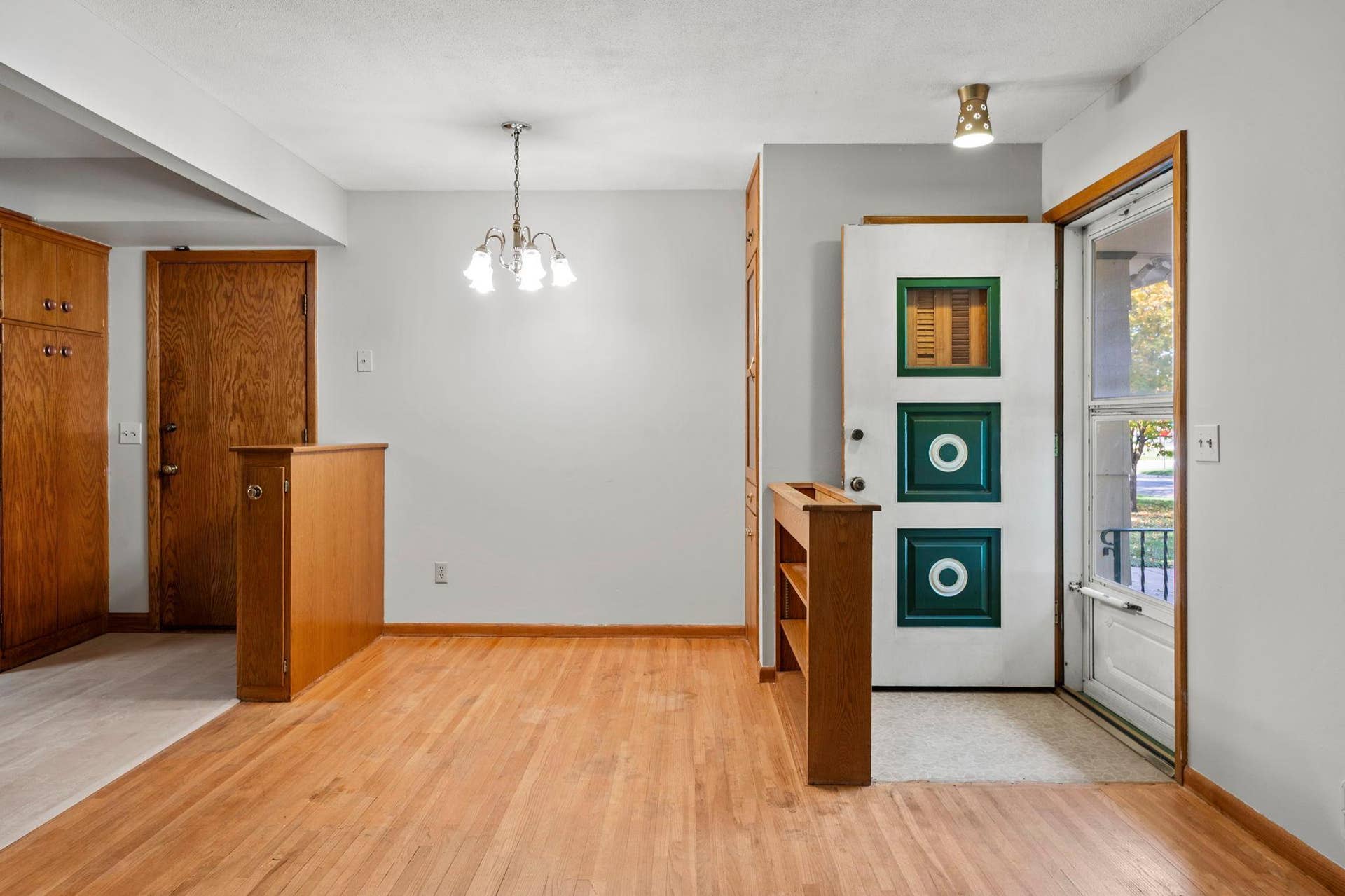 6609 74th Avenue N, Brooklyn Park, MN 55428 Original solid wood mid-century door with tons of character.