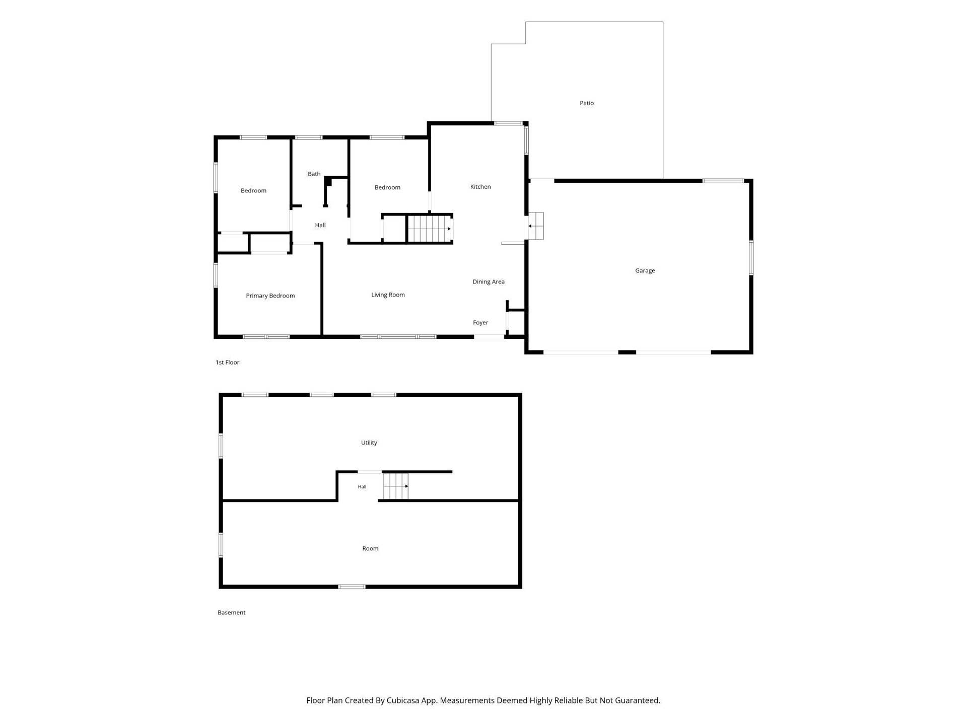6609 74th Avenue N, Brooklyn Park, MN 55428 Whole house floor plan.