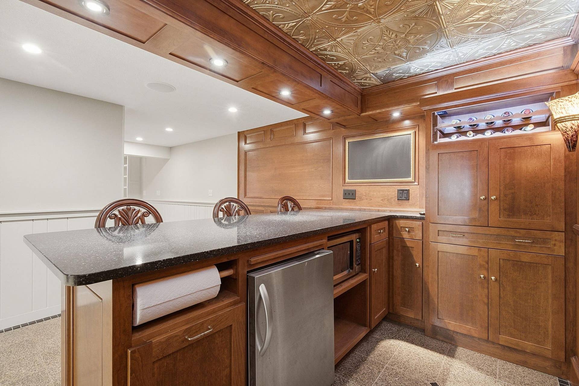 1330 Urbandale Lane N, Plymouth, MN 55447 Room for a beverage fridge, microwave, and your favorite barware