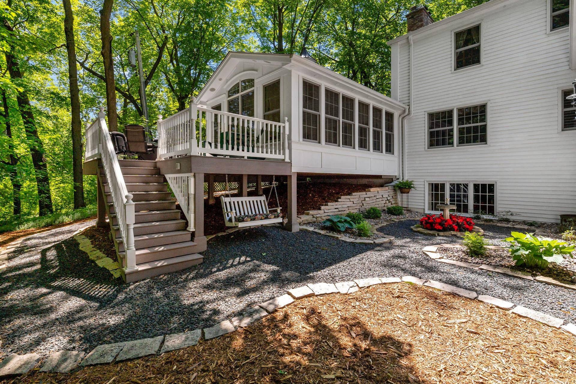 1330 Urbandale Lane N, Plymouth, MN 55447 Charming swinging chair to relax