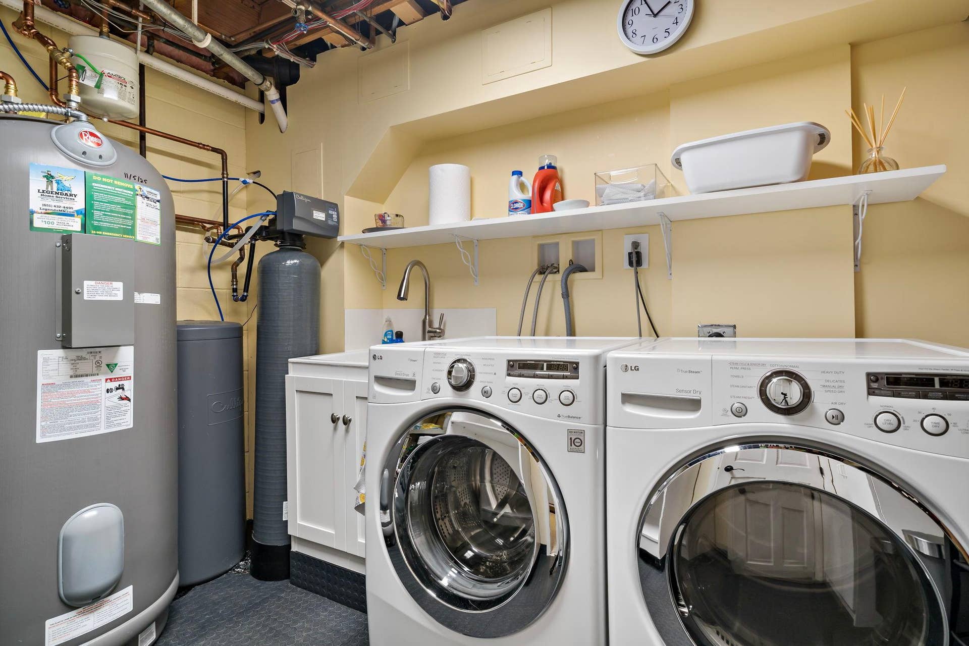 1330 Urbandale Lane N, Plymouth, MN 55447 Lower level laundry room with sink
