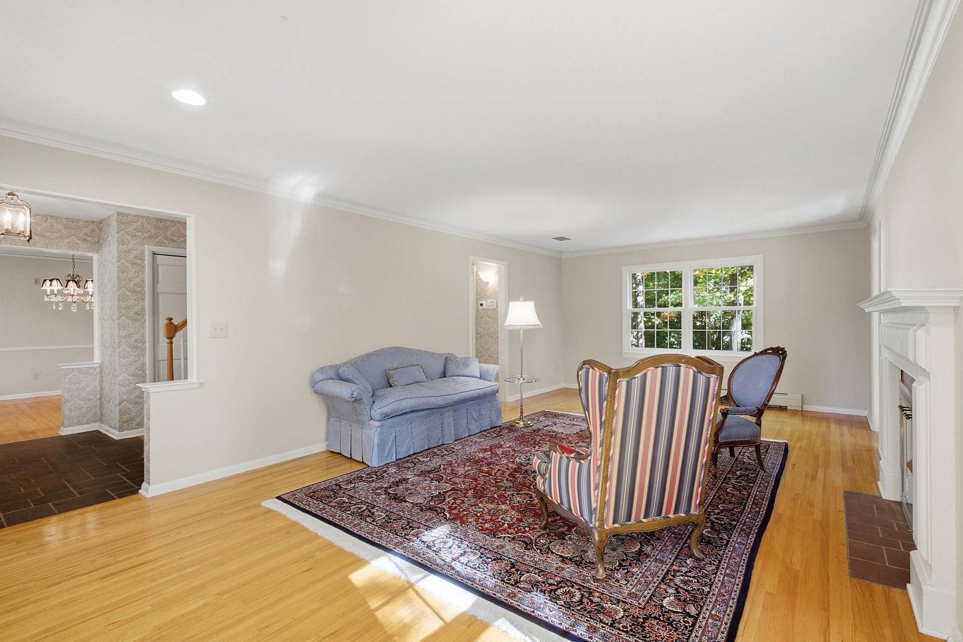 1330 Urbandale Lane N, Plymouth, MN 55447 Formal living area is quite spacious with views of both front and back yards