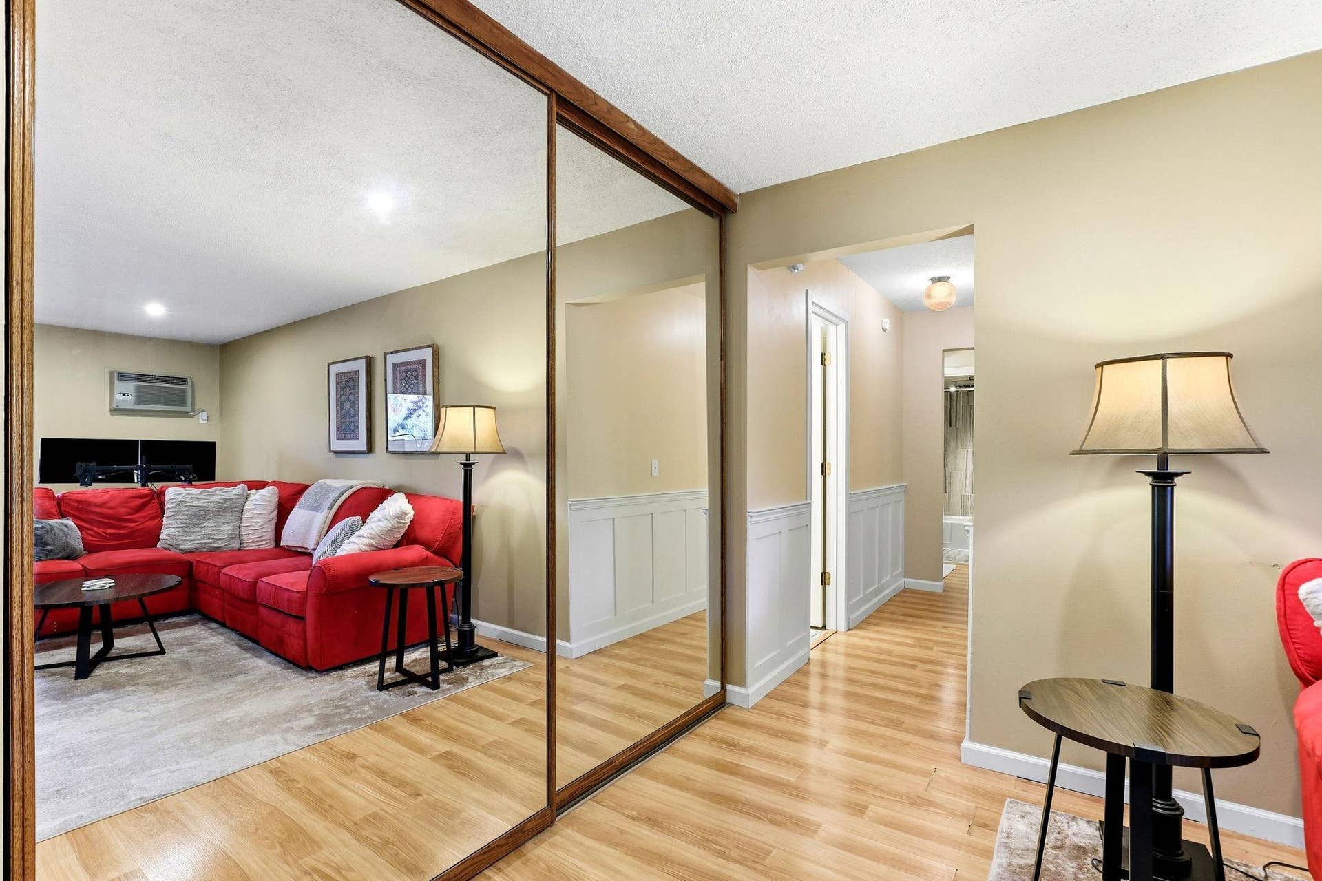 4412 Cedar Lake Road S, #3, Saint Louis Park, MN 55416 Large storage closet and more wainscotting in hallway