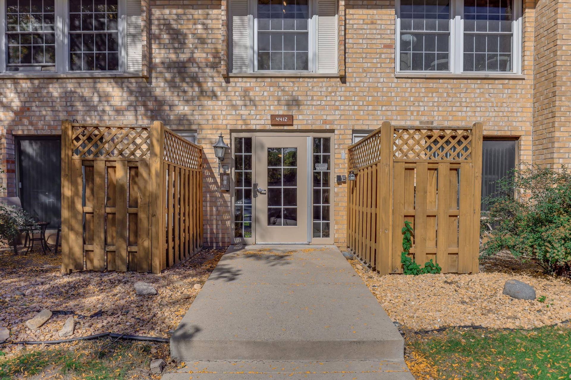 4412 Cedar Lake Road S, #3, Saint Louis Park, MN 55416 Main entrance to building 4412