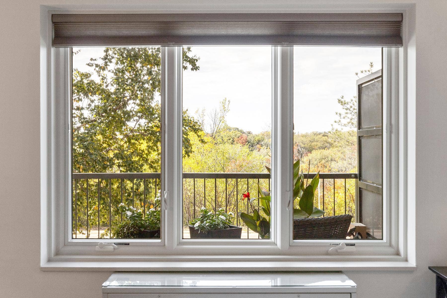 200 Mississippi River Boulevard N, #1C, 96, Saint Paul, MN 55104 Bedroom window looking out across the river.