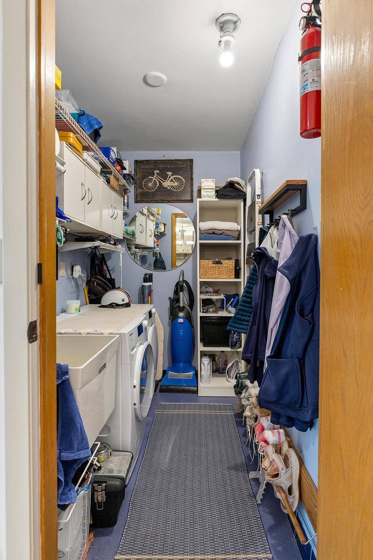 200 Mississippi River Boulevard N, #1C, 96, Saint Paul, MN 55104 Laundry in the unit! Plus room for coats, shoes, vacuum, and more.