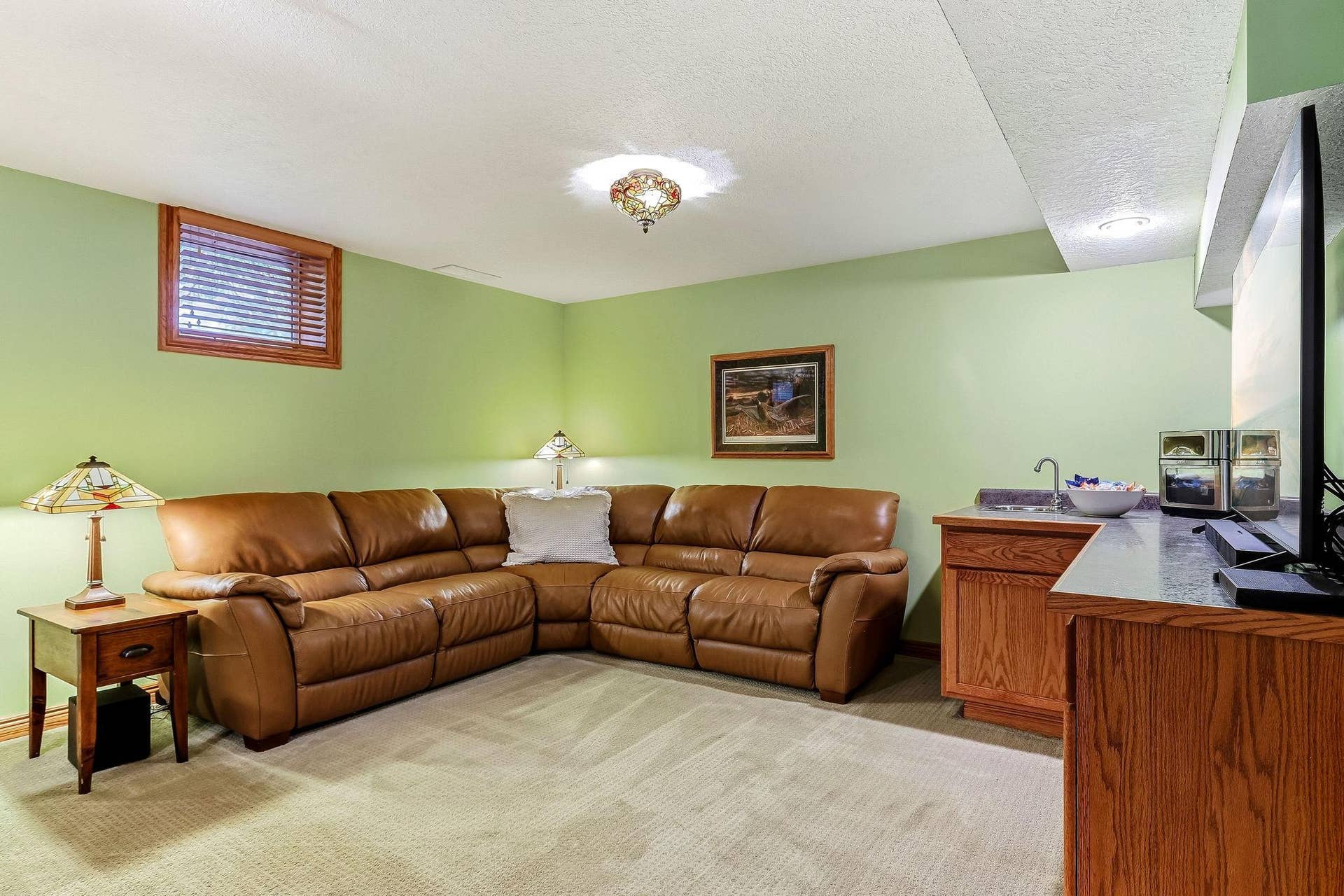 1401 Omaha Avenue N, Stillwater, MN 55082 Lower level rec area with great seating for movies and games