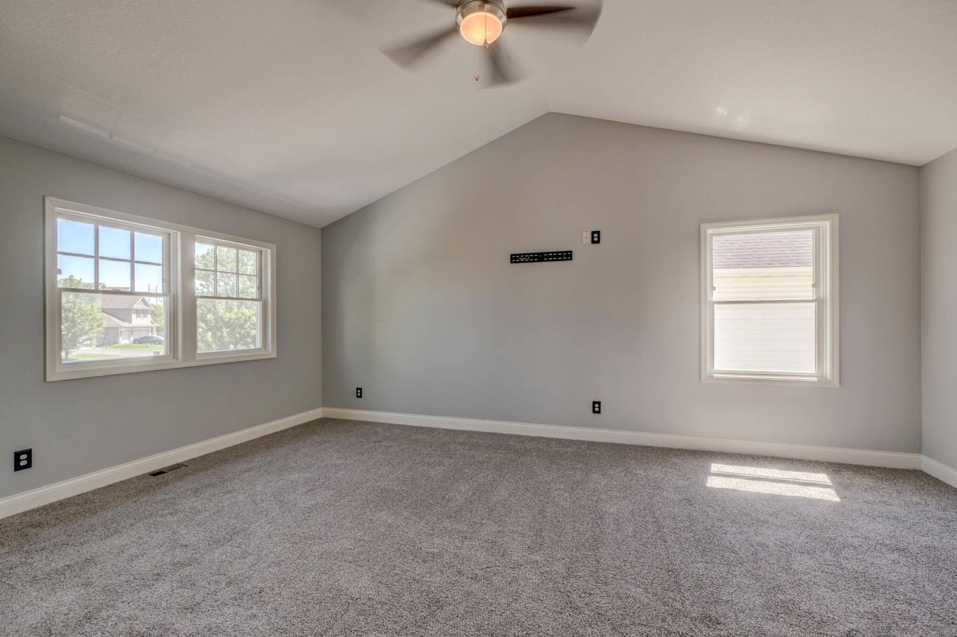 Bonus room on the upper level is perfect as a playroom, media room, home office, or additional living space!