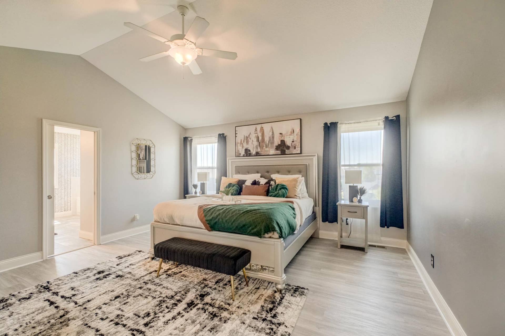 Retreat and unwind in the spacious primary suite designed for comfort and relaxation!