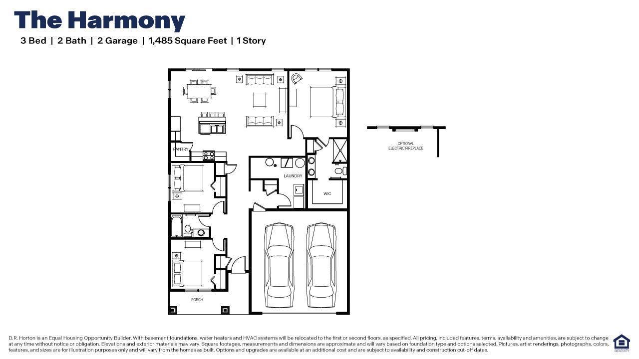 The Harmony floor plan