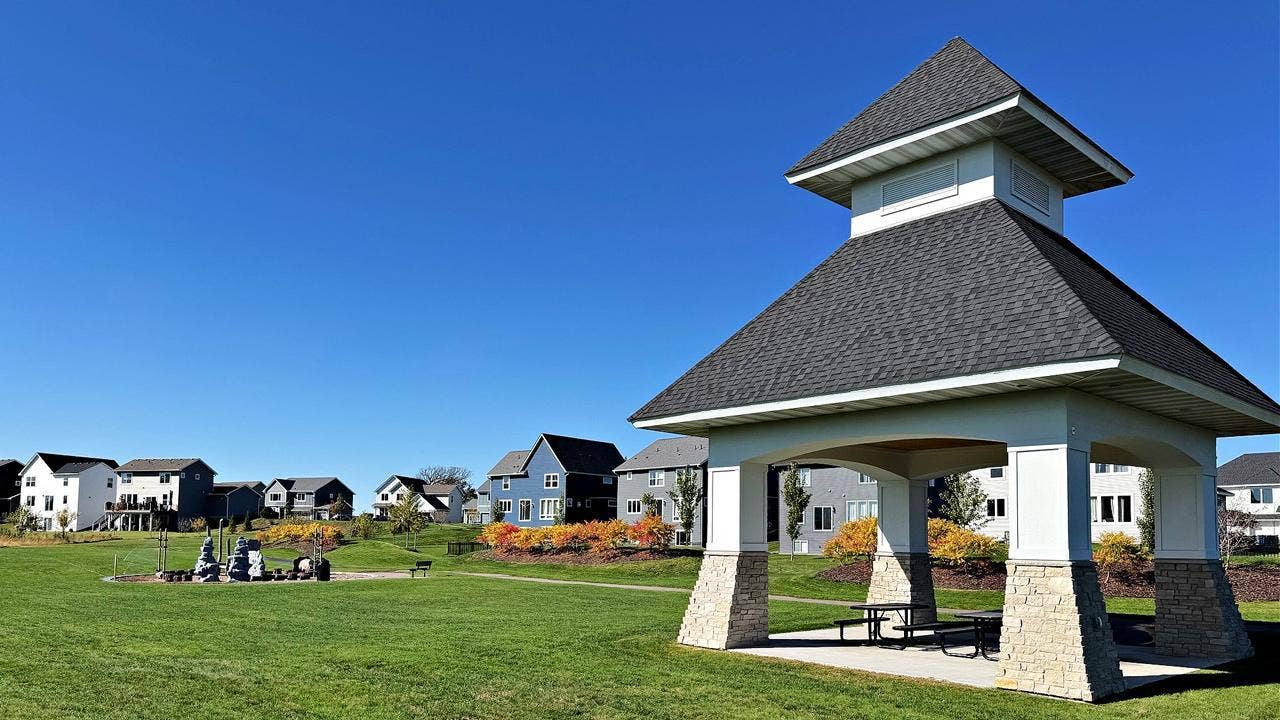 Park and pavilion conveniently located in the neighborhood!