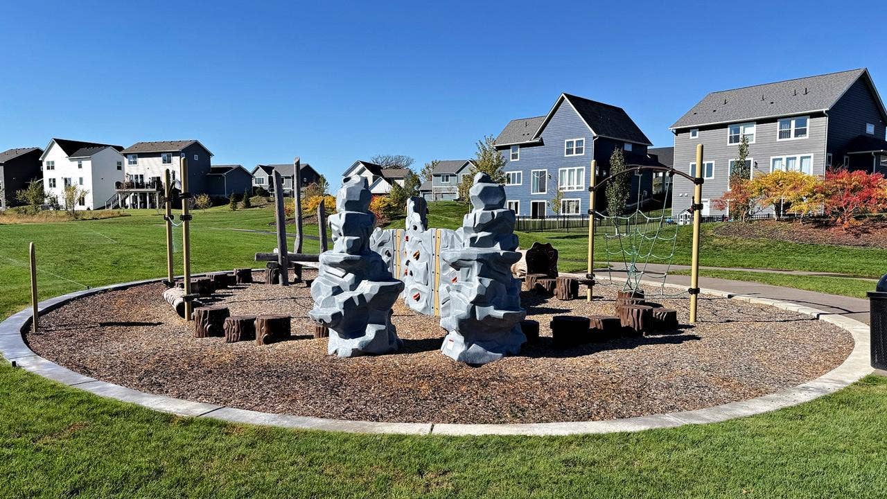 Cozy playground located right in the neighborhood!