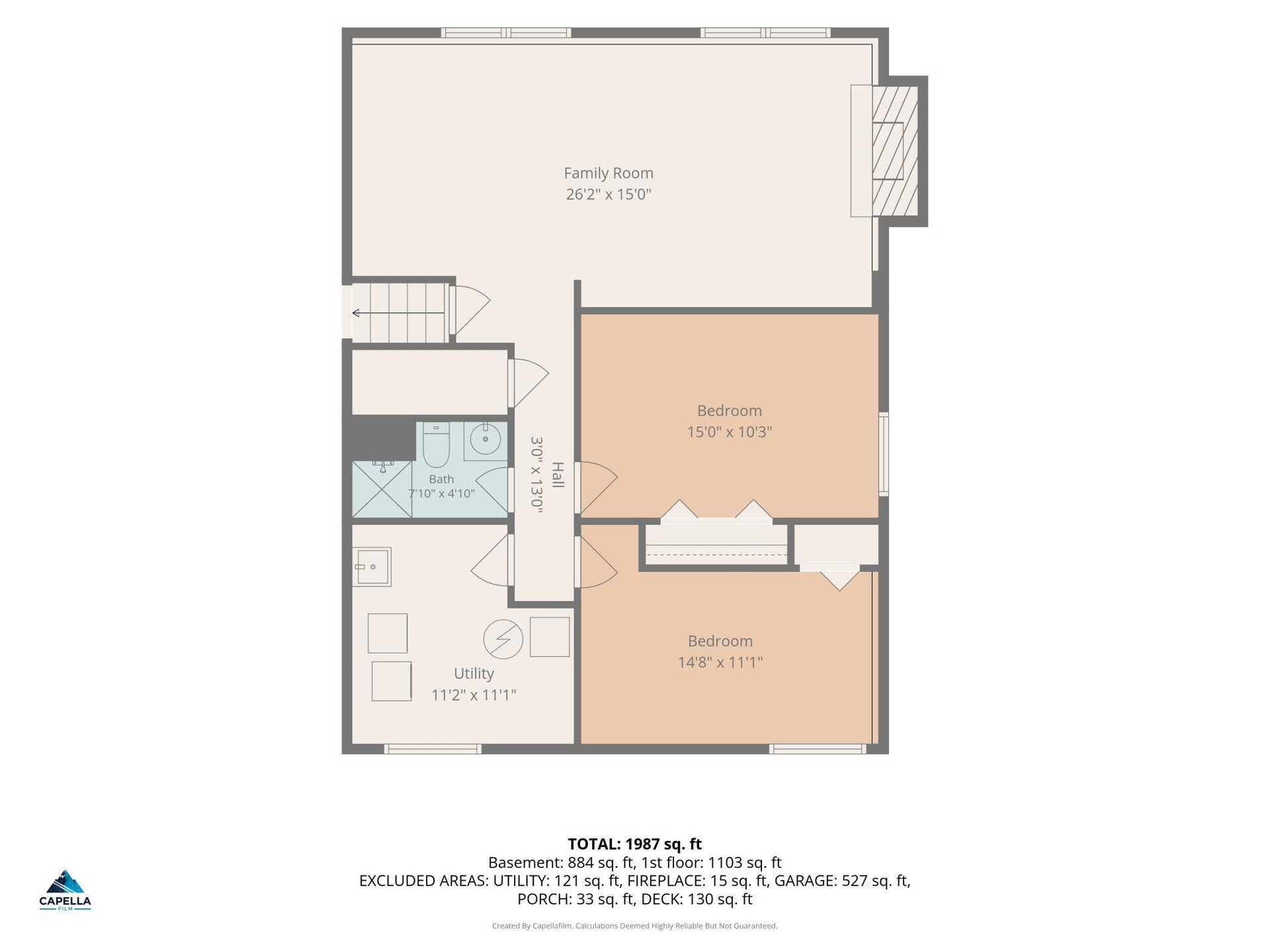 10605 Union Terrace Way N, Plymouth, MN 55441 Lower level floor plan