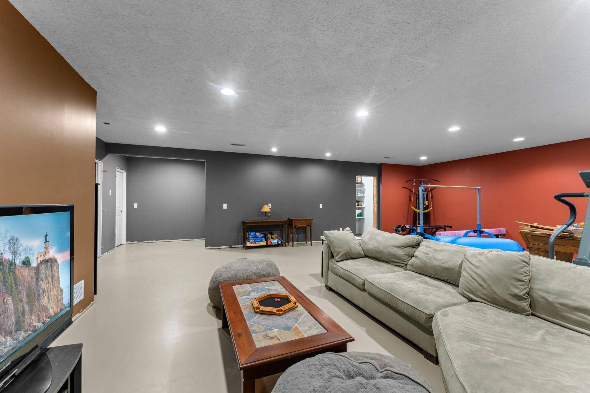 449 Roosevelt Drive, Dresser, WI 54009 Lower level family room