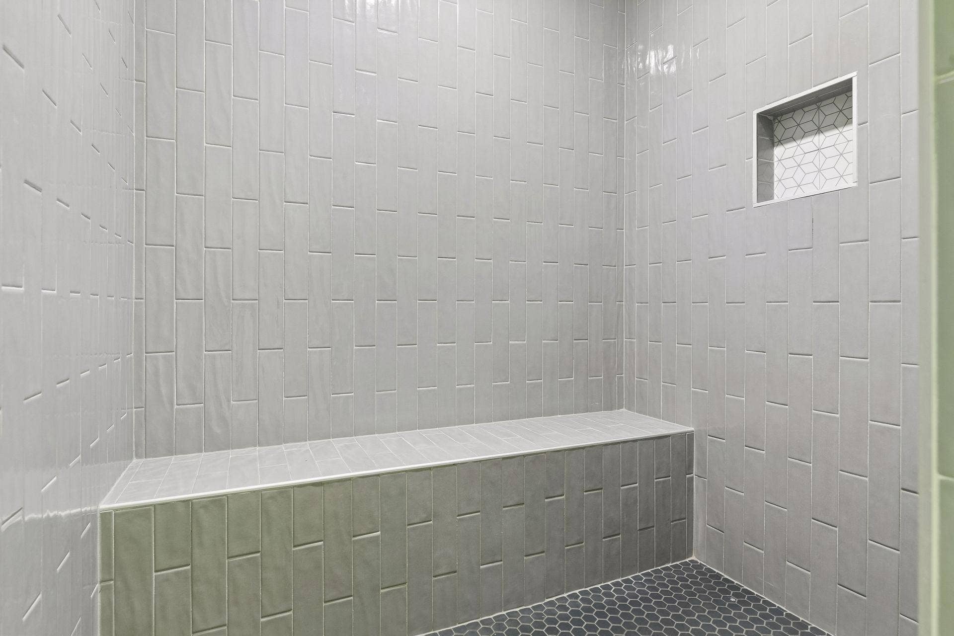 957 Lake Ridge Bay, Woodbury, MN 55129 The expansive 6' x 5' custom tiled shower is a standout feature and a must see!