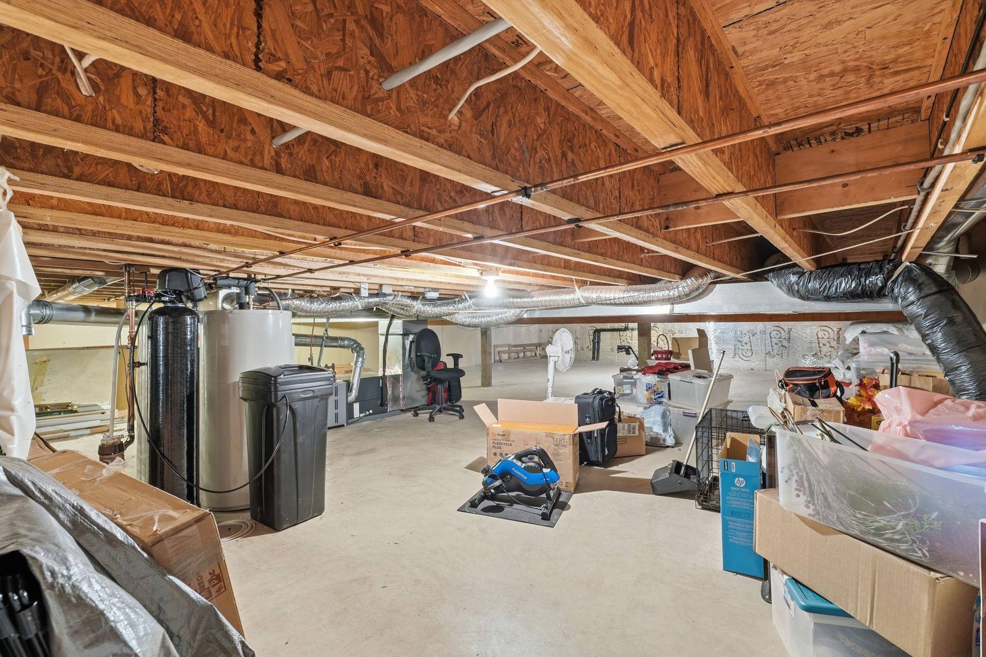Incredible dry storage and space for mechanicals