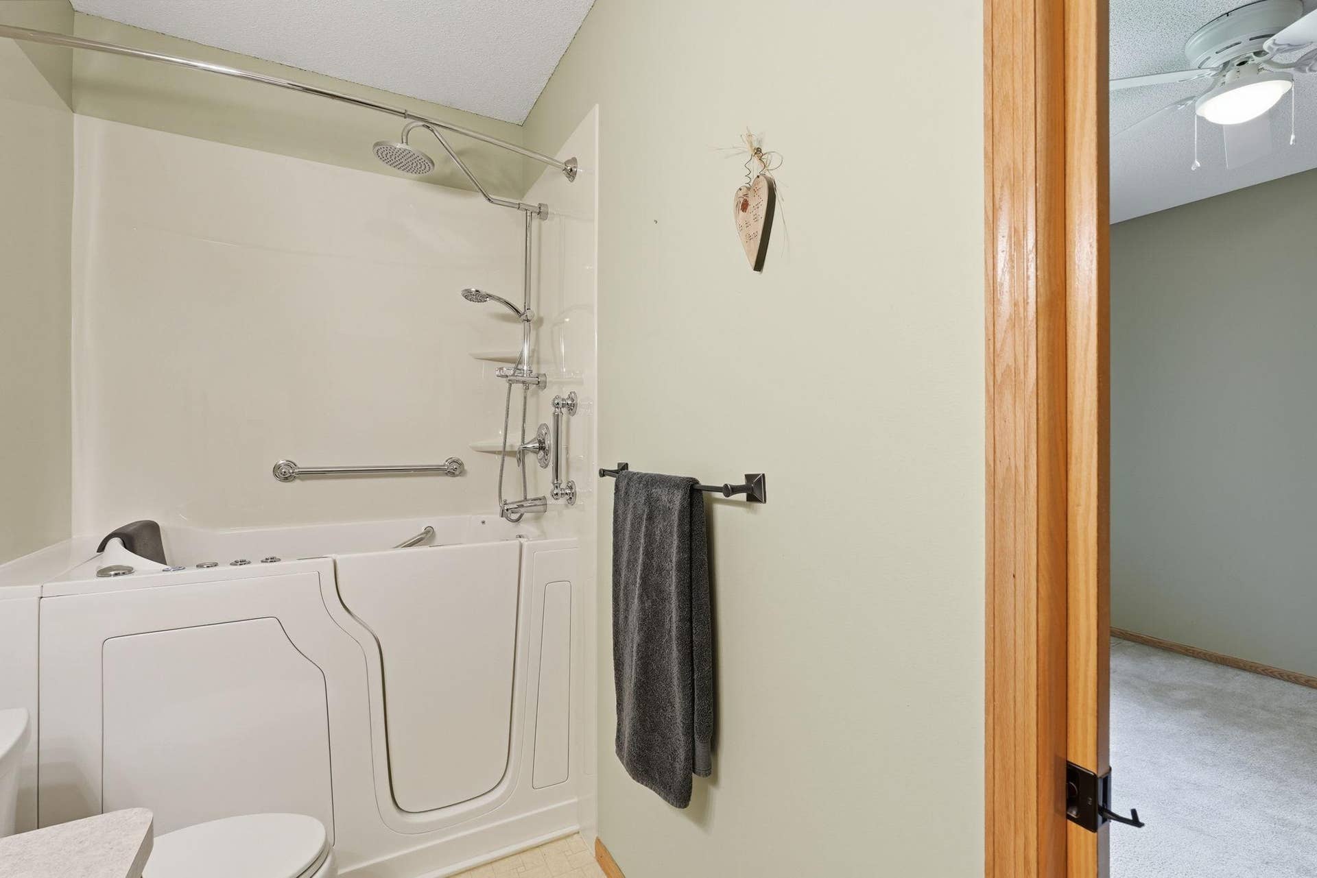 Step-in tub shower spa, new and ready for your pleasure