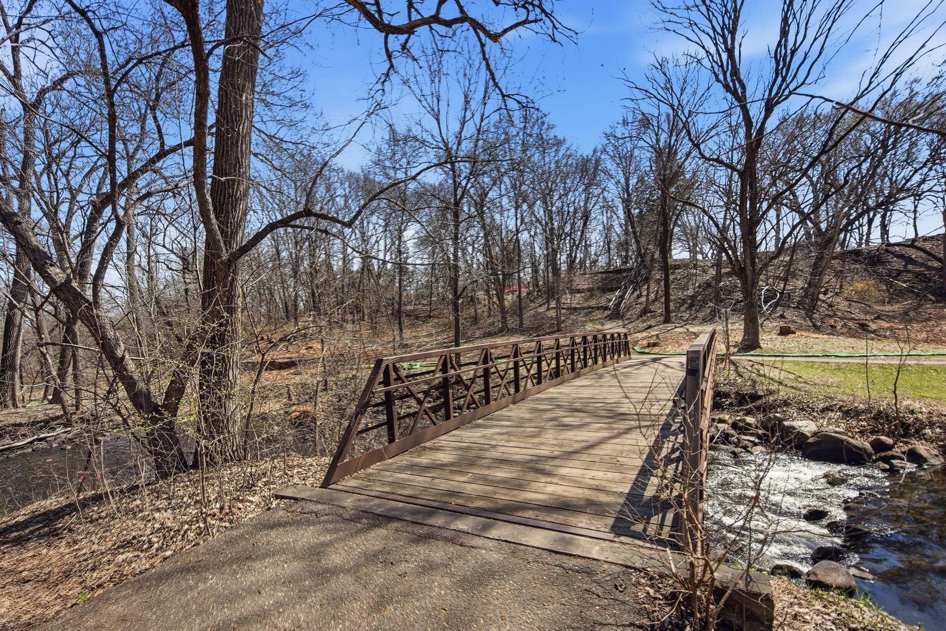Bridge in 9 Mile Creek park