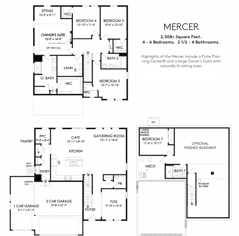 1584 Norbert Lane, Shakopee, MN 55379 Mercer Floorplan