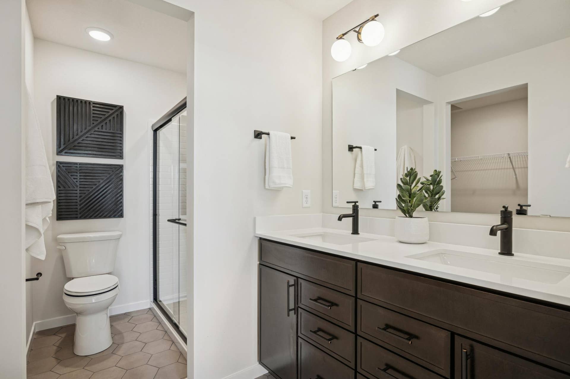 1640 Lund Way, Shakopee, MN 55379 En Suite Primary Bath, Photo of Model Home.