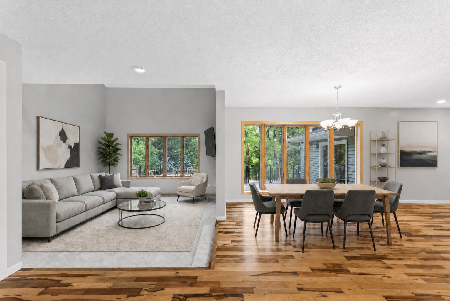 14797 192nd Avenue NW, Elk River, MN 55330 **Virtual Staging** Living Room/Dining Room