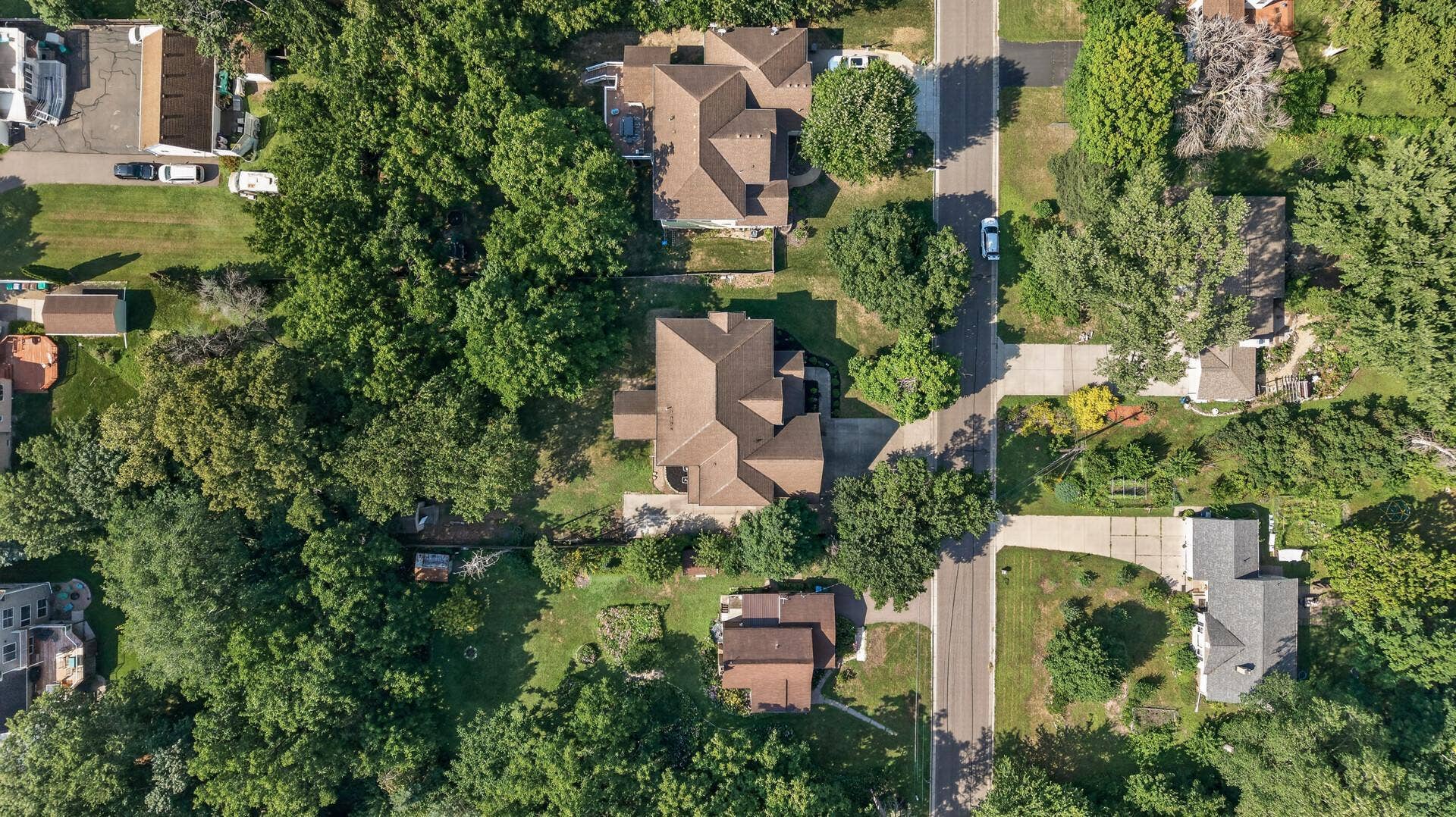 Mature trees surround the property, creating a beautiful sense of privacy and an established setting that feels tucked away from the everyday.