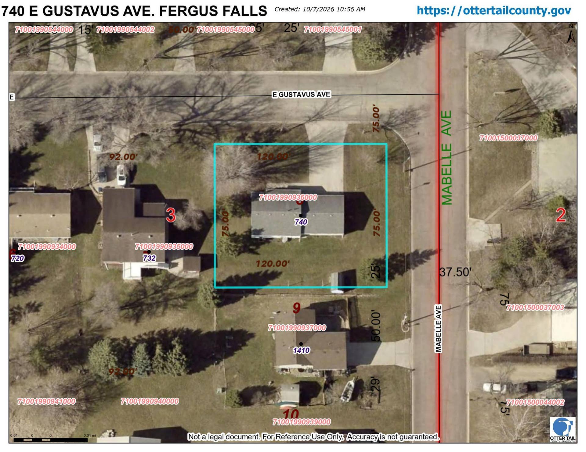 740 E Gustavus Avenue, Fergus Falls, MN 56537 Aerial - 740 E Gustavus Ave.jpg