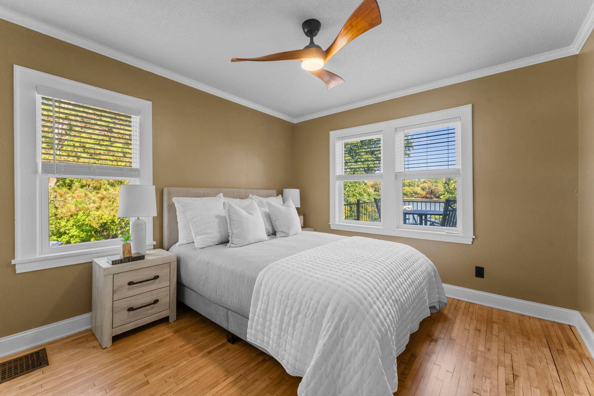 Main floor bedroom with lake views!