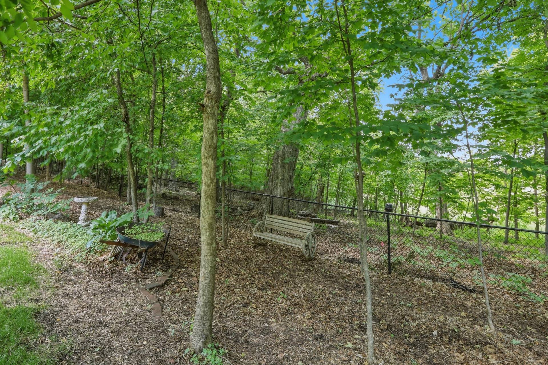 9142 Woodland Drive, Saint Bonifacius, MN 55375 Partially Fenced Area in Backyard