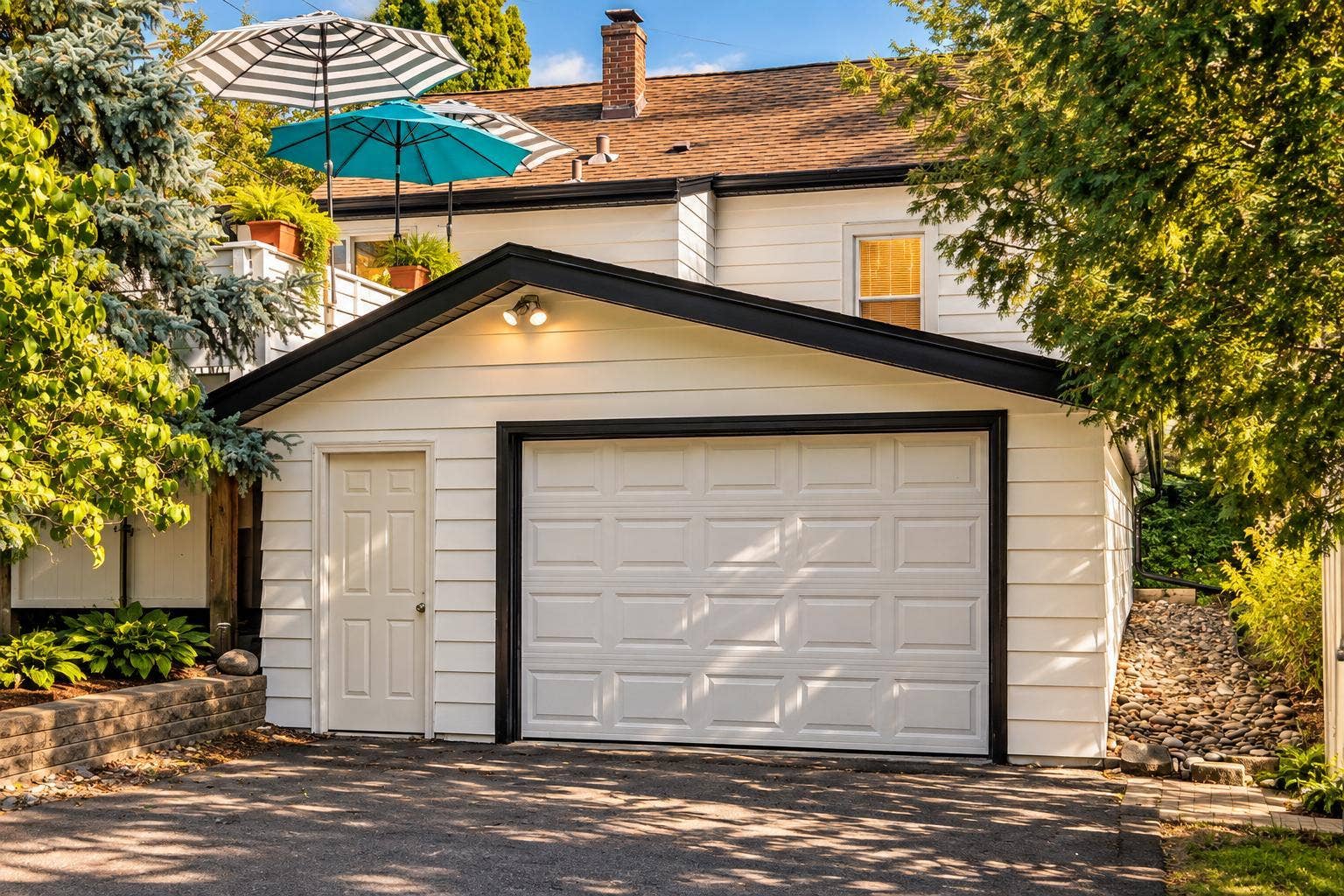 Sunlit Garage with Patio Umbrellas (enhanced).jpg