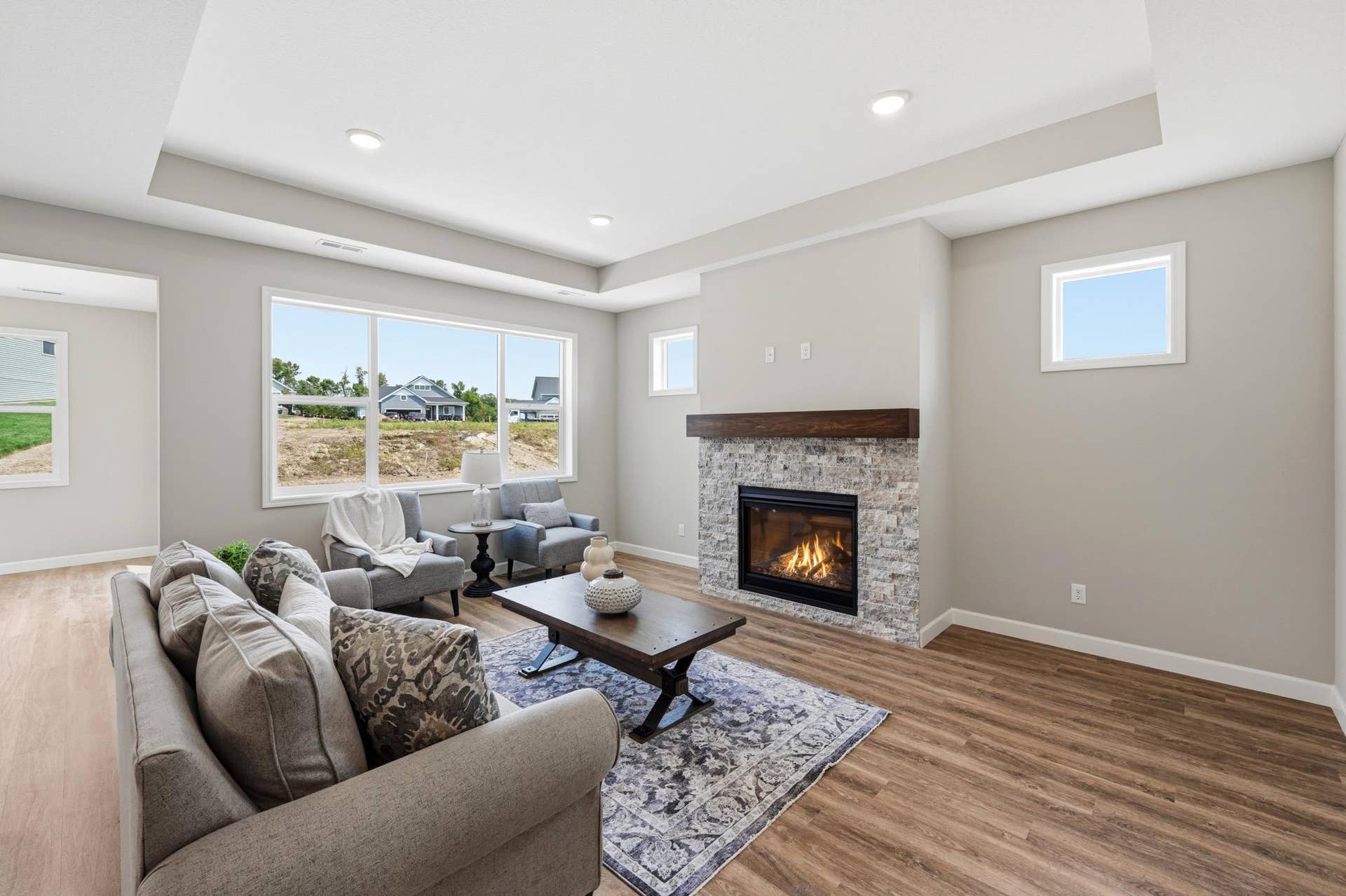 Living Room - The Waterford Villa at 834 Walnut Grove Lane in Oakview Ridge!