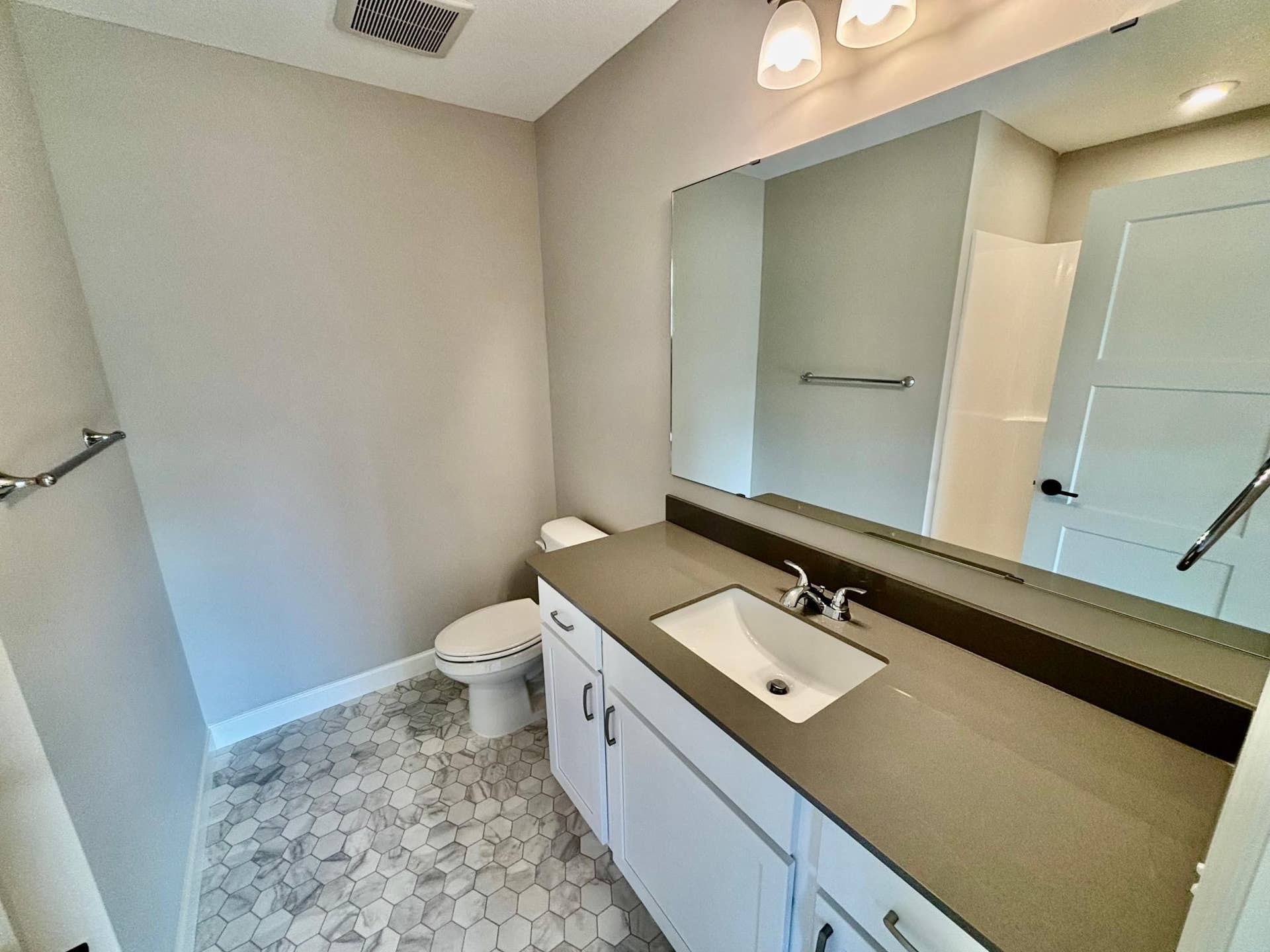 Finished Lower Level 3/4 Bath - The Weston C at 813 Walnut Grove Lane in Oakview Ridge!