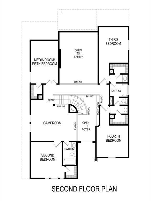 1940 Harmony Pine, Mesquite, TX 75181 Second Floor Plan