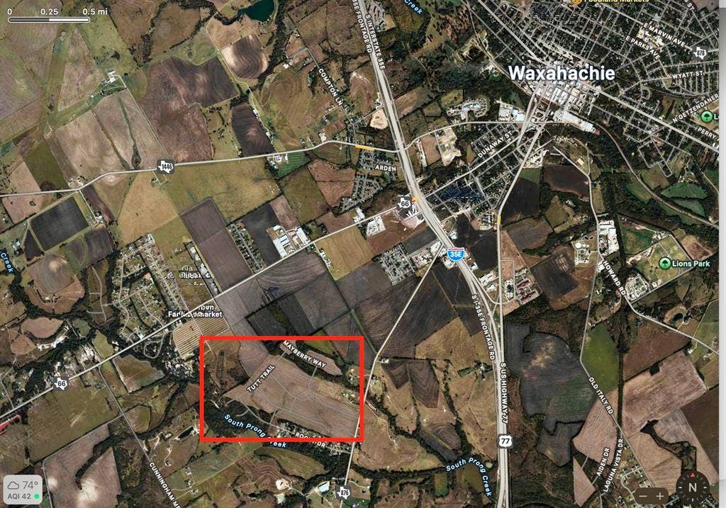 441 Mayberry Way, Waxahachie, TX 75167 Map